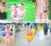 Kích thước: Đồ bơi trẻ em nhỏ 3T-12Y nhuộm nhỏ cho trẻ em áo tắm chống nắng cho bé Đồ bơi trẻ em