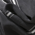 Sương mù đồng-silica sợi-nhuộm sọc vòng cổ tie ngắn tay T-shirt + đàn hồi cao eo chín-point wide-leg quần phù hợp với nữ đồ bộ mùa đông nữ Bộ đồ