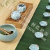Medium 茶 席 Đài Loan vừa có ba mùi thơm đầy đủ làm bằng tay tre tấm màn tre cờ bàn cờ Kung Fu - Trà sứ bộ ấm trà Trà sứ