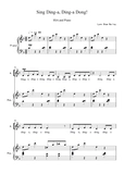 Sing Ding Dinging Chorus Five -Line Piano Accompaneed Piano Accompaning Tong Tong пение женского пения