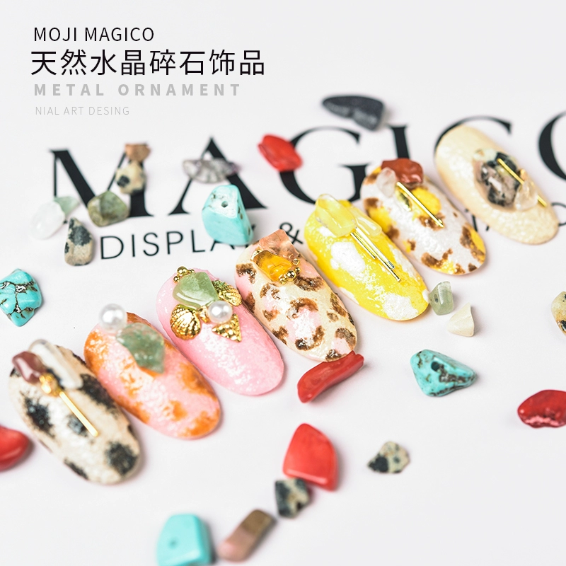 Magico Mo Season 2019 mới trang sức móng tay sỏi pha lê Công cụ trang trí móng tay ba chiều cho tiệm nail - Công cụ Nail