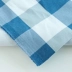 Vải kẻ sọc màu xanh Nhật Bản và Hàn Quốc vải cotton khăn trải bàn rèm gối sofa handmade diy linen dày mới