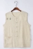 Cotton và vải lanh truyền thống nam Trung Quốc vest mồ hôi vest Ma Hao mùa hè ông già áo len vai áo Trung Quốc phong cách nút khóa vải lanh