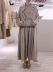 Cuối mùa giải phóng mặt bằng mới AN chính hãng linen retro tính khí giản dị vành đai hoang dã thoải mái phần dài 288 áo gió áo da nữ dáng dài Trench Coat