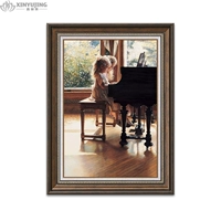 Классическое пианино для гостиной для коридора, украшение, ручная роспись, в американском стиле
