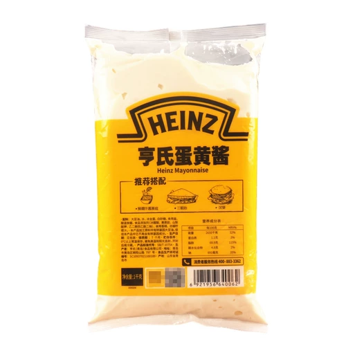 Heinz Egg Yolk Sauce 1 кг сэндвич сэндвич с сэндвич -пицца пицца соус Mei Nioli Соус, соус из овощного фрукта соус соус