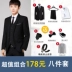 Phù hợp với phù hợp với nam giới ba mảnh phù hợp với kinh doanh chuyên nghiệp phù hợp với nhỏ Hàn Quốc mỏng phù rể chú rể áo cưới áo dạ nam Suit phù hợp