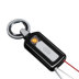 Móc khóa đa chức năng với đèn LED chiếu sáng USB sạc nhẹ sáng tạo quà tặng cho bé trai hộp quẹt diêm Bật lửa