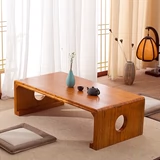 Стол с твердым древесиной татами кофейный столик плавучий окно столик в японском стиле китайский окно столового окна.