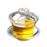 Терпло стеклянное покрытие чаша чая чайная чашка чая чаша санарская миска встроенная миска, чай кунг -фу чай, прозрачное утолщенное чайное устройство