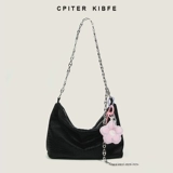 Небольшая дизайнерская сумка через плечо, сумка на одно плечо, сумка подмышку, крокодиловый принт, коллекция 2022