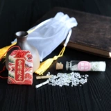 Белый японский белый кварц, ткань, мешочек, транспорт, подвеска для школьников, подарок на день рождения