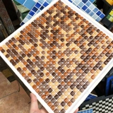 Стеклянная мозаика, водонепроницаемая касса на стену, мелкие частицы