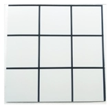 Белая алюминиевая панельная панельная мозаика наклейка на стенах -наклейка сама -адгезивная ванная водонепроницаем