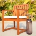 Phong cách châu Âu ngoài trời đồ gỗ rắn bàn ghế ban công sân vườn biệt thự hồ bơi gỗ tếch một vài ghế kết hợp - Bàn ghế ngoài trời / sân