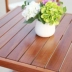 Phong cách châu Âu ngoài trời đồ gỗ rắn bàn ghế ban công sân vườn biệt thự hồ bơi gỗ tếch một vài ghế kết hợp - Bàn ghế ngoài trời / sân Bàn ghế ngoài trời / sân
