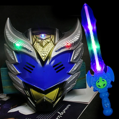 Ultra, Ультрамен Тига, детская нетоксичная светящаяся маска, шлем, игрушка для мальчиков