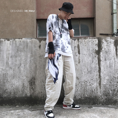 Перчатки 露指穿指忍者手套暗黑色山本半指袖套防晒护臂手袖冰袖ins男女潮