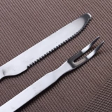 Барбекю -нож вилка из нержавеющей стали.