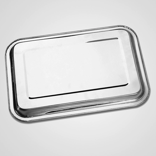 Прямоугольная обеденная тарелка из нержавеющей стали, набор инструментов, увеличенная толщина