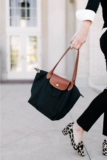 Longchamp Exquisite Classic Long -Handle Nylon рюкзак