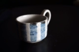 51 Хорошие вещи Японские импортированные грубые глиняные посуды светло -голубая глазурь десять травяных рисунок концентрированная чашка чашка