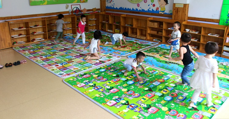 Thảm cho trẻ em mùa hè có thể ngủ với thảm mềm, thảm sàn cho trẻ em, thảm xốp, cả nhà - Thảm sàn