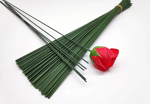 Сделать ручную DIY бумага Материал Роза № 2 Цветочный полюс цветочный полюс ветви цветочные ветви зеленый железный мешок железо железо шелковое цветочная бумага.