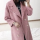 [Mid more] Hàn Quốc phiên bản của thời trang lỏng lẻo hai mặt áo mùa thu và mùa đông mới dài hai mặt áo áo khoác đẹp Áo len lót đôi
