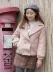 [Giới hạn để lấy 100 miếng trước 89 nhân dân tệ] ngọt ngào với chiếc áo choàng lồng áo bằng vải len đôi ngực ngắn màu hồng xanh áo khoác dạ nữ hàn quốc cao cấp Áo Hàn Quốc