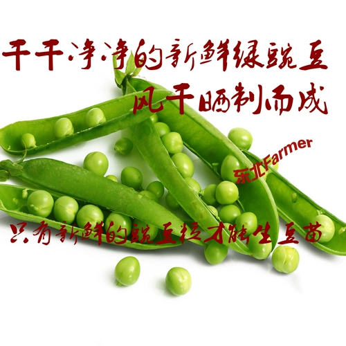 Сухой гороховой зеленый бобы Северо -восточный флаг Jilin Farm Self -плата