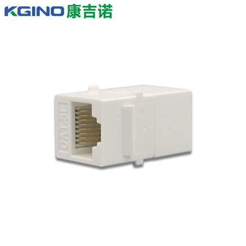 Сетевой проходной модуль Kangino, разъем сетевого кабеля, стыковый разъем RJ45, компьютерная двухпроходная головка, удлинительная розетка сетевого кабеля
