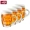 Green Apple Bia Mug Bia Glass Cup Hộ gia đình Không Cover Super Creative Ribbon 500ml Dứa Cup 6 - Tách