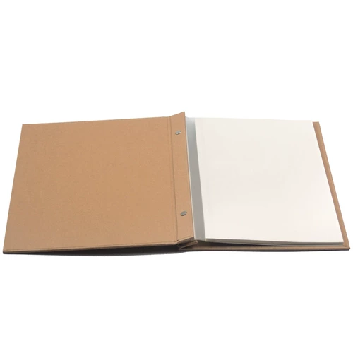 Белый коврик бумага ручной работы на альбоме альбом, покрывающий пленку Self -Stick Shadow Set 10 страниц 20 билет на карты ткани.