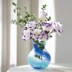 Nhật Bản Ishizuka aderia Tsugaru bình thủy tinh màu thủ công bình hình tròn - Vase / Bồn hoa & Kệ