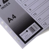 Человек US-012A Индекс Индекс Пластик 11-луночный 12 пластиковая индексная бумага A4 Классификация Классификация бумаги Классификация бумаги