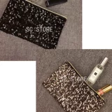 Импортные изысканные блестки для ногтей, сумка-органайзер, косметичка, в корейском стиле