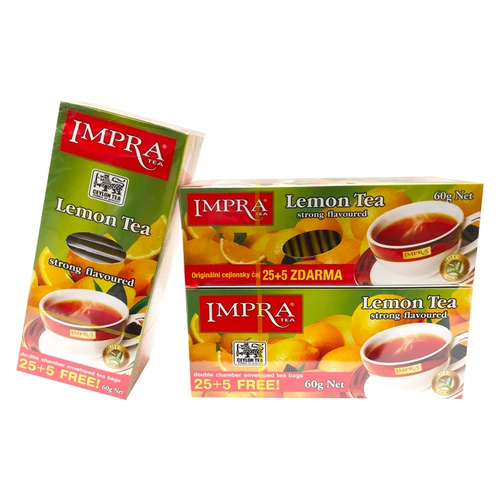 Impra Lemon Lemon Fruit Fruit Black Tea Sri Lanka Оригинальный импортный пивоваренный цветочный фрукты чай пузырь