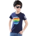 Cậu bé ngắn tay t-shirt mùa hè 2018 mới trẻ em Hàn Quốc cotton t-shirt 12 trẻ em lớn 15 tuổi cậu bé áo sơ mi