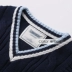 Quần áo trẻ em Áo len dệt kim cho bé Thu phong cách mới Áo vest bé trai Áo len bé 100-160 - Áo ghi lê