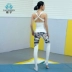 Ge Ning new yoga quần áo phù hợp với nữ mùa xuân và mùa hè vest chạy thể thao quần áo thể dục cơ thể chặt chẽ giảm béo quần áo yoga