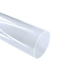 Популярная акриловая ПММА Органическая стеклянная белая круглая труба 130x2,5 мм Произвольная обработка резки
