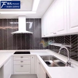 Северная керамическая мозаичная плитка черная белая рыба бостная кость кухня туалет балконы батонная настенная плитка плитка плитка плитка