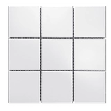 Керамическая мозаичная плитка квадратная плитка маленькая белая плитка черно-белая балконная плитка на пол