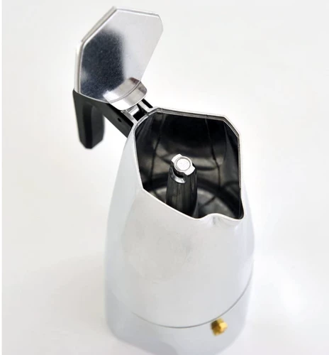 Alessi Итальянский куриный горшок Boed Mocha Mocha Camping Non -Hand Coffee Coffee Coffee Pot Алюминиевый европейский ретро -ретро.