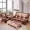 Mùa đông gỗ sofa đệm với lưng xốp lõi gỗ nội thất gỗ gụ ghế đệm mật độ cao dày đệm thảm lông trải ghế sofa
