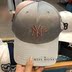 Hàn quốc MLB quầy 18 mới cubs stars satin ribbon mũ bóng chày cap xanh bạc trắng gậy bóng chày giá sỉ Bóng chày