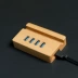 Logo quả óc chó đen sáng tạo tùy chỉnh chữ quà tặng máy tính xách tay USB3.0 splitter HUB convert - USB Aaccessories