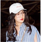 2018 kính mát mới bán buôn xu hướng thời trang Li Yuchun với gương phẳng retro big hộp sunglasses