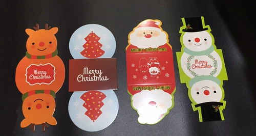 Рождественский подарок куки -конфеты сумки для рождественского длинного конфеты.